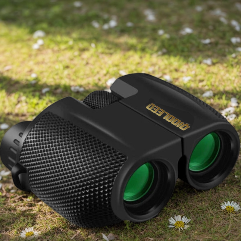 10×25 Binoculars for Adults and Kids Large View Compact Binoculars Easy Focus Small Binoculars for Bird Watching Outdoor Travel